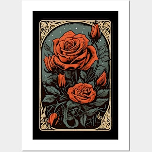 Rose Tarot Card Reader Astrology Occult Posters and Art